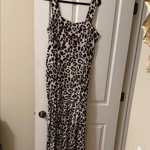 Vince Camuto Animal Print Maxi Dress